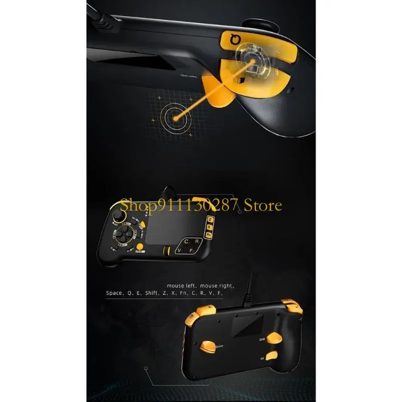 J1HC USB Controller Gamepad para y con funciones teclado y mouse - imagen 2