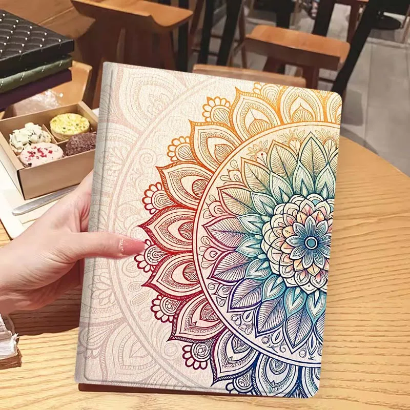 Cool Hot Mandala de lujo para iPad Pro Mini 1 2 3 4 5 6 7 7ta generación 12,9 10,5 13 11 7,9 8,3 M4 pulgadas funda para tableta - imagen 5