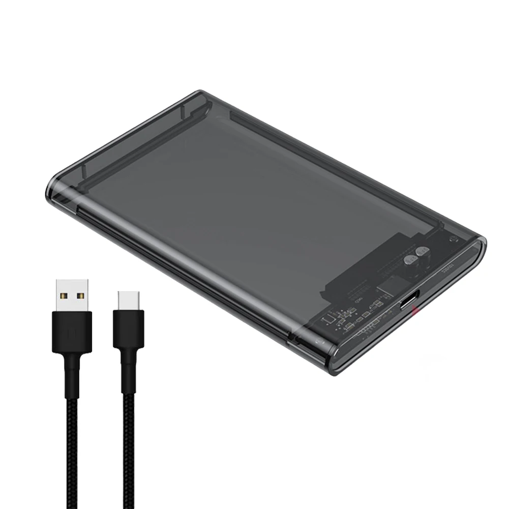 Caja de disco duro HDD SSD de 2,5 pulgadas, USB 3,1 tipo C, USB 2,0, USB 3,0, caja de unidad de estado sólido portátil SATA para MacBook PC - imagen 4