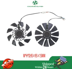 Ventilador Refrigeración VGA ASUS GTX – 95mm