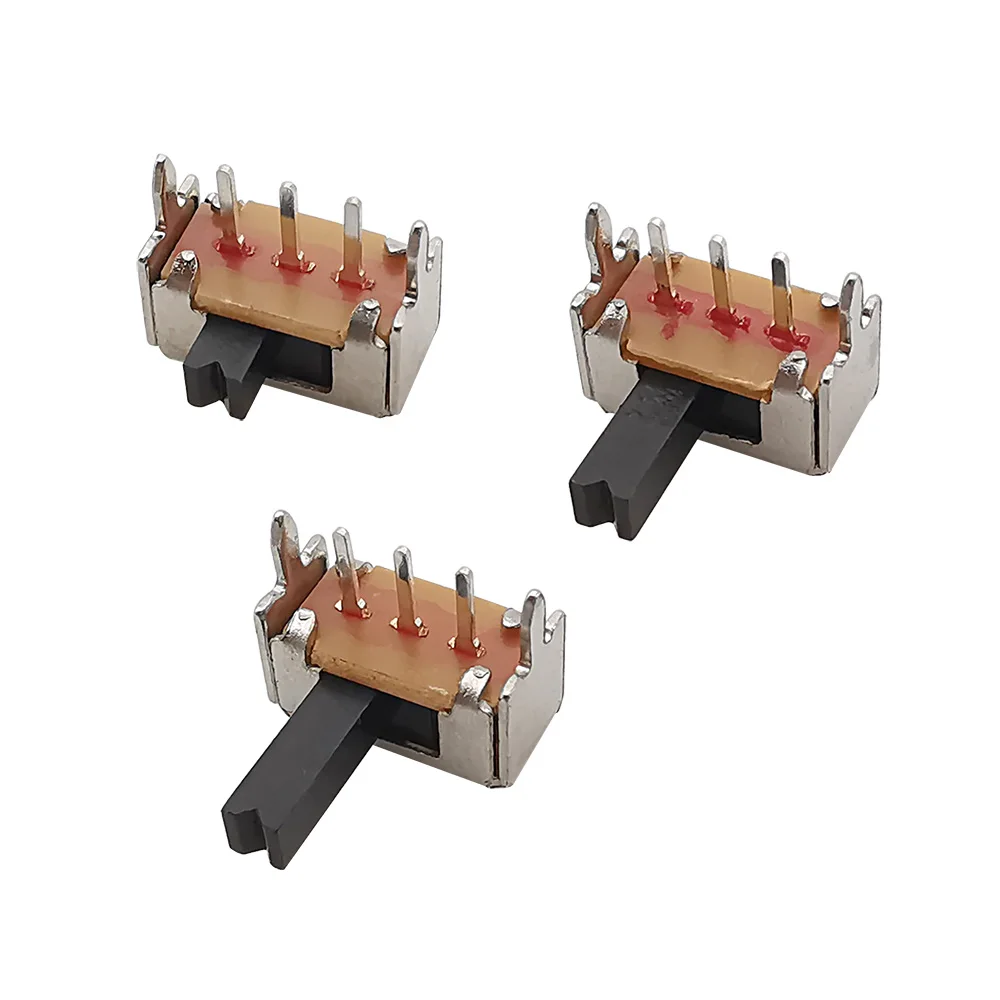 Interruptor de palanca 20 piezas SK12D07VG, PCB, 3 pines, 2/3/4/5/6/7mm, 1 P2T, interruptores de palanca pequeños deslizantes en miniatura, SK12D07VG3, SK12D07VG3 - imagen 4