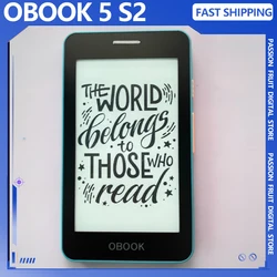 Libro Electrónico OBOOK 5 S2, Pantalla de Tinta Electrónica de Alta Definición de 4.26 Pulgadas, Sistema Android Abierto, Memoria de 32 GB, 4.26 '' Original