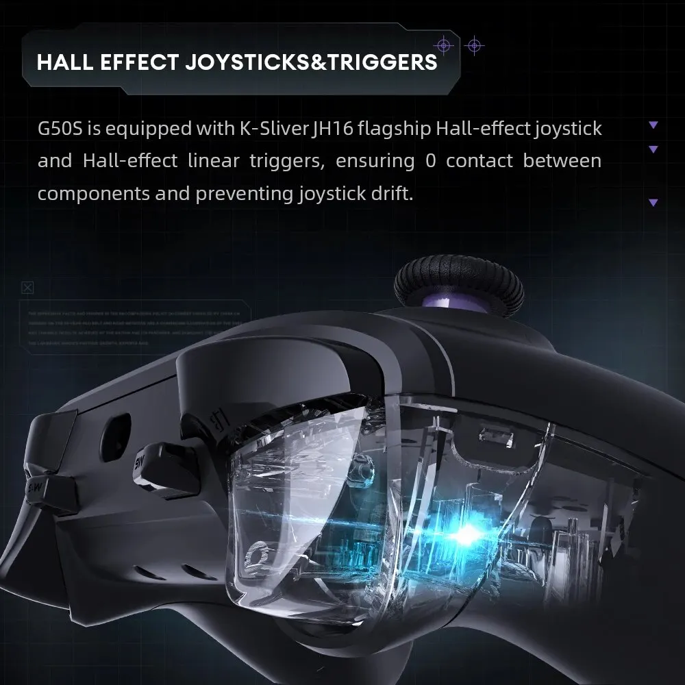 THUNDEROBOT G50S Mando Inalámbrico Hall 1000Hz PC Switch iOS Android - imagen 4
