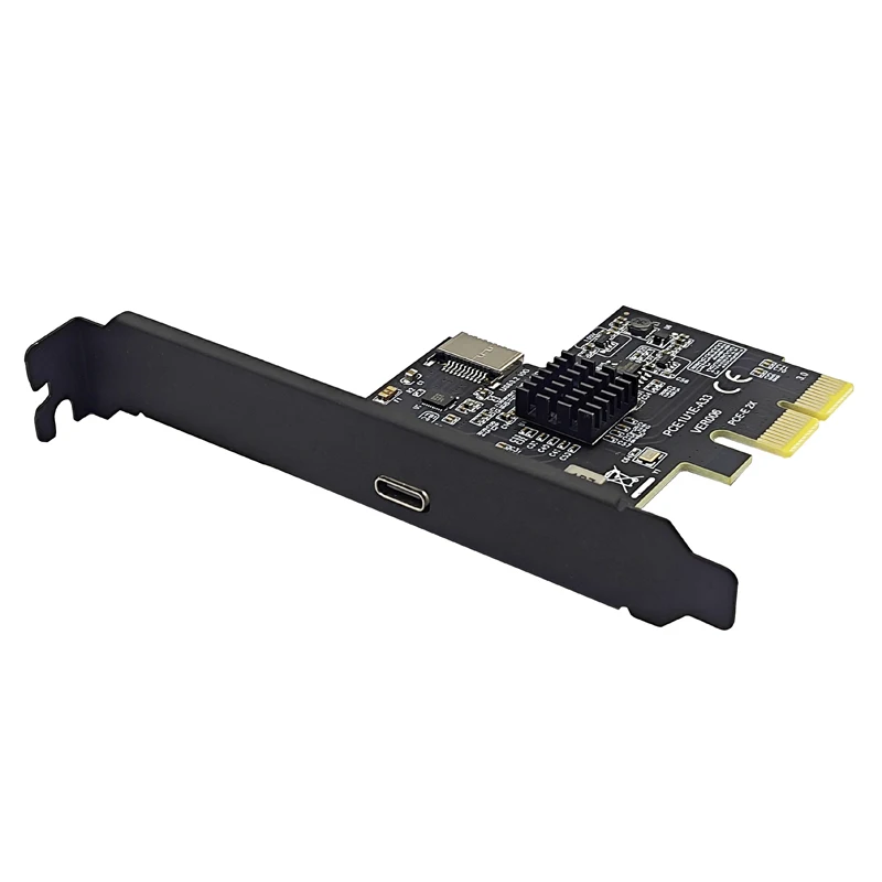 USB3.2 GEN2 10Gbps ASM3142 Chip PCI Express X2 a tipo E + tarjeta de expansión tipo C adaptador PCI-E a USB-C agregar tarjetas para escritorio - imagen 4
