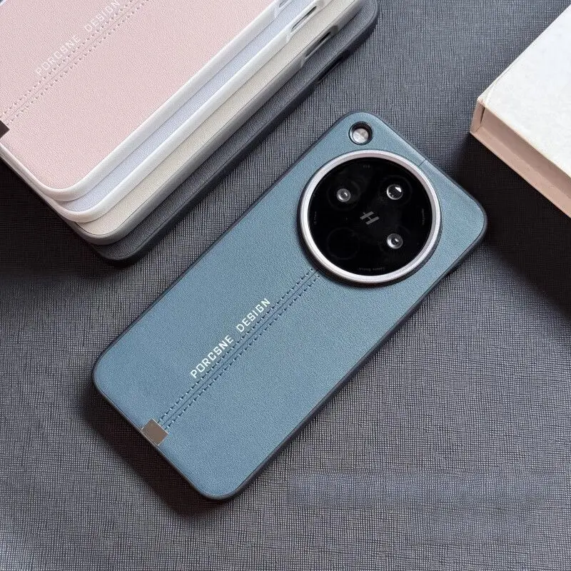 Para OPPO Find X8 Ultra funda de lujo de cuero PU piel magnética carga inalámbrica funda protectora trasera para Find X8 X8Pro Shell - imagen 5