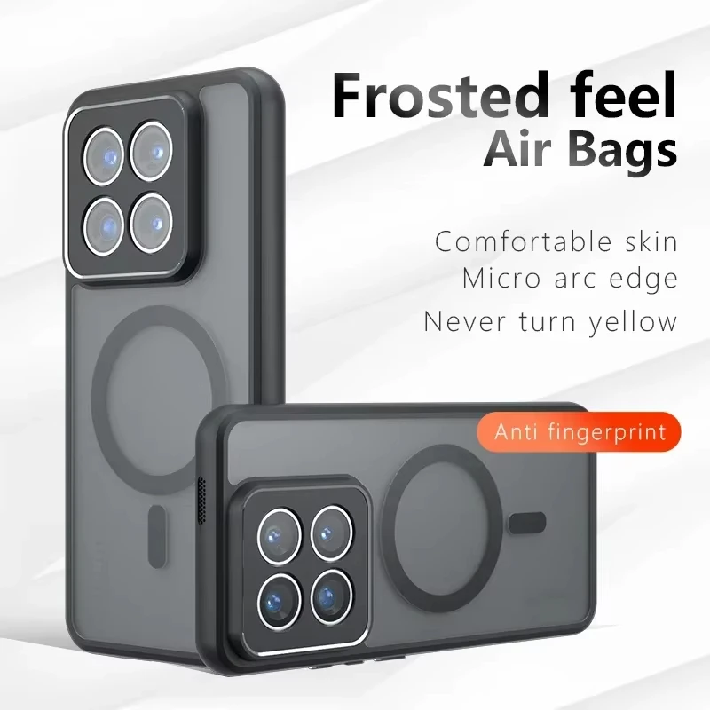 Para Honor 400 carga inalámbrica inteligente funda mate acrílica magnética para Honor400 Smart X7D parachoques duro transparente a prueba de golpes - imagen 3