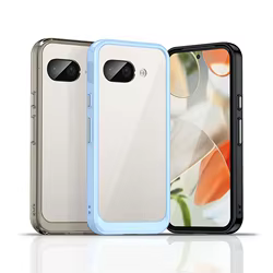 Funda transparente colorida de TPU para Google Pixel 9A Pixel 9 Pro XL, funda protectora transparente, Coque Capa