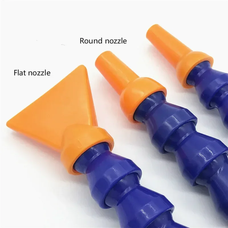 Boquilla redonda plana, manguera de tubo de refrigerante de aceite flexible, tubo de refrigeración, torno, manguera de refrigeración de metal, refrigeración de torno 1/4 3/8 1/2 L 400-600mm - imagen 5