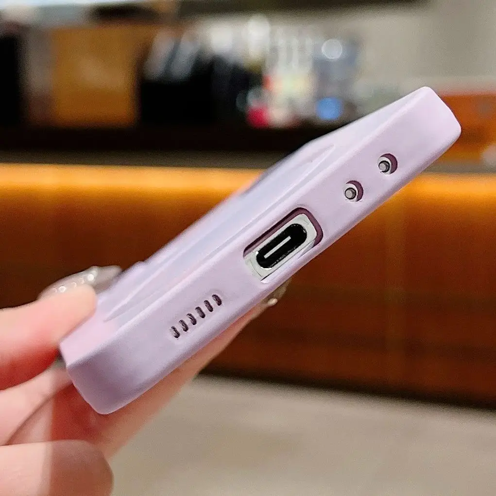 Funda magnética de silicona líquida para Samsung Galaxy Z Flip 6 5 4 3 cubierta protectora de cámara de carga inalámbrica mate Capa - imagen 5