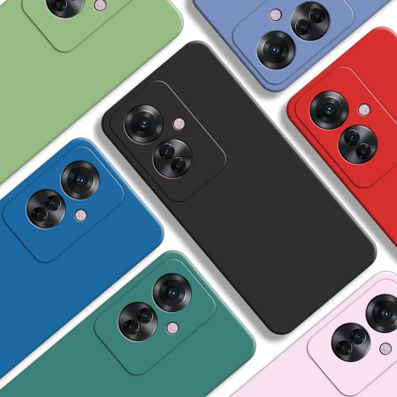 Para OPPO Reno11 F 5G funda para OPPO Reno11 F cubierta 6,7 pulgadas Original goma de silicona líquida parachoques a prueba de golpes para Reno11 F 5G - imagen 2