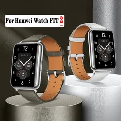 Correa Cuero Genuino Huawei Watch Fit 2 – Estilo Retro para Reloj Inteligente