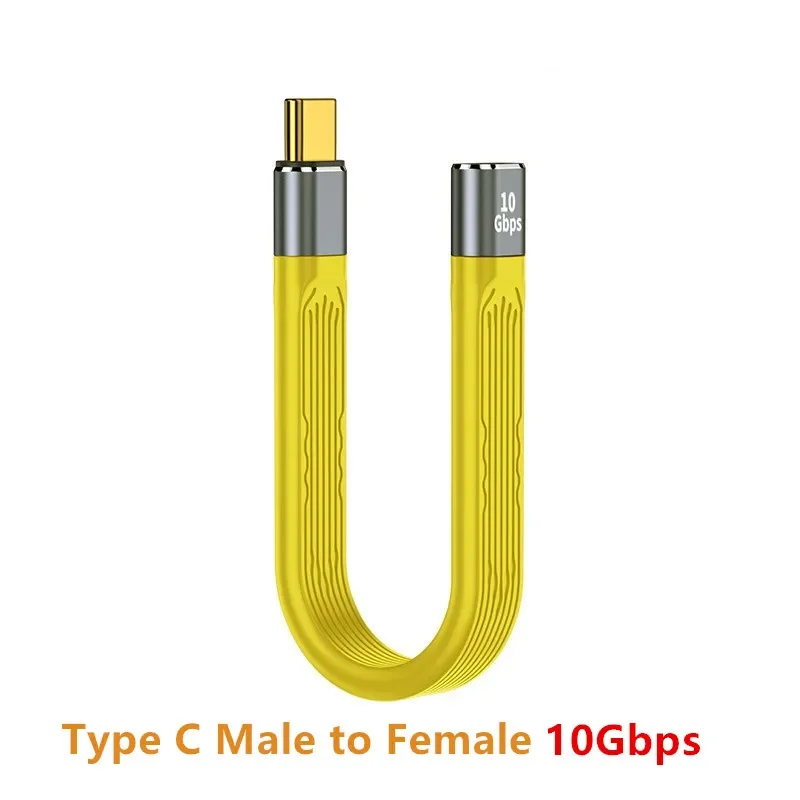 Cable corto de carga rápida 5A PD 100W USB C a tipo C Cable de datos de 40Gbps Cable Thunderbolt 3 4K @ 60Hz para teléfono móvil portátil - imagen 4