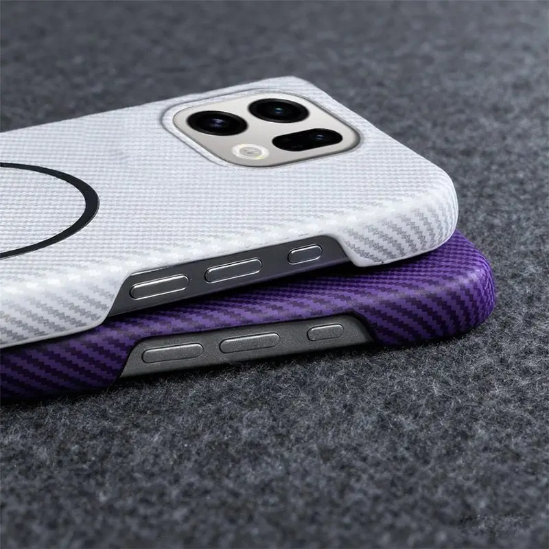 Para OPPO Find X9 Pro funda dura de PC de fibra de carbono magnética MagSafe funda protectora trasera para Find X9 X8Pro X8S + x8ultra Shell - imagen 5