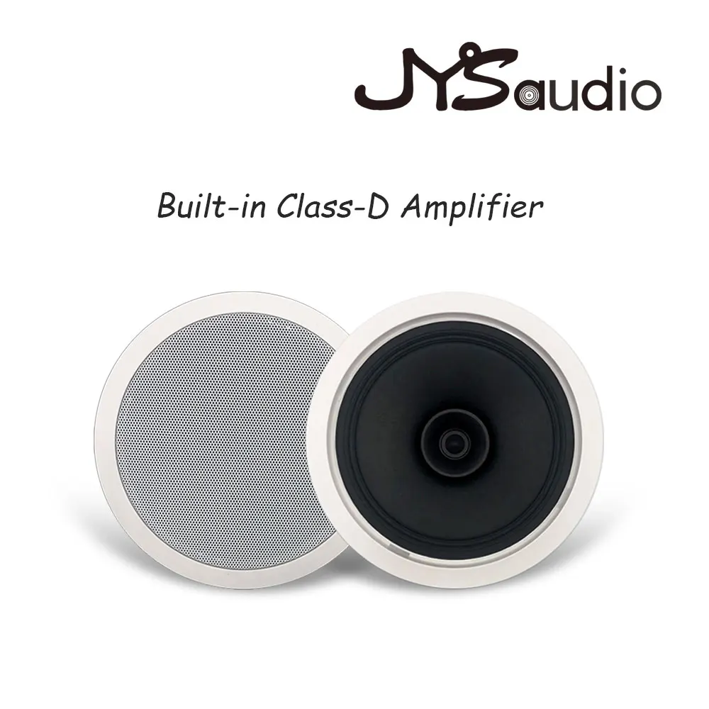Altavoz de techo compatible con Bluetooth, altavoz de techo empotrado en la pared de 6 pulgadas, sistema PA para casa, sistema de cine central de Audio para interiores de 10W - imagen 4