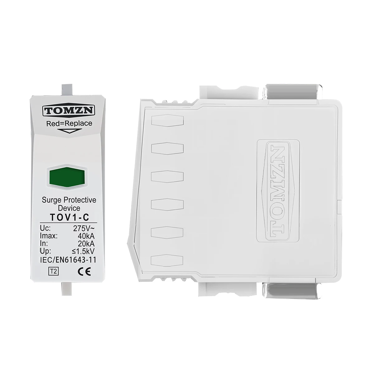 TOMZN Insertos de cartucho de repuesto reemplazables para AC SPD 275V 385V 420V 10-20kA 20-40kA 30-60kA - imagen 4