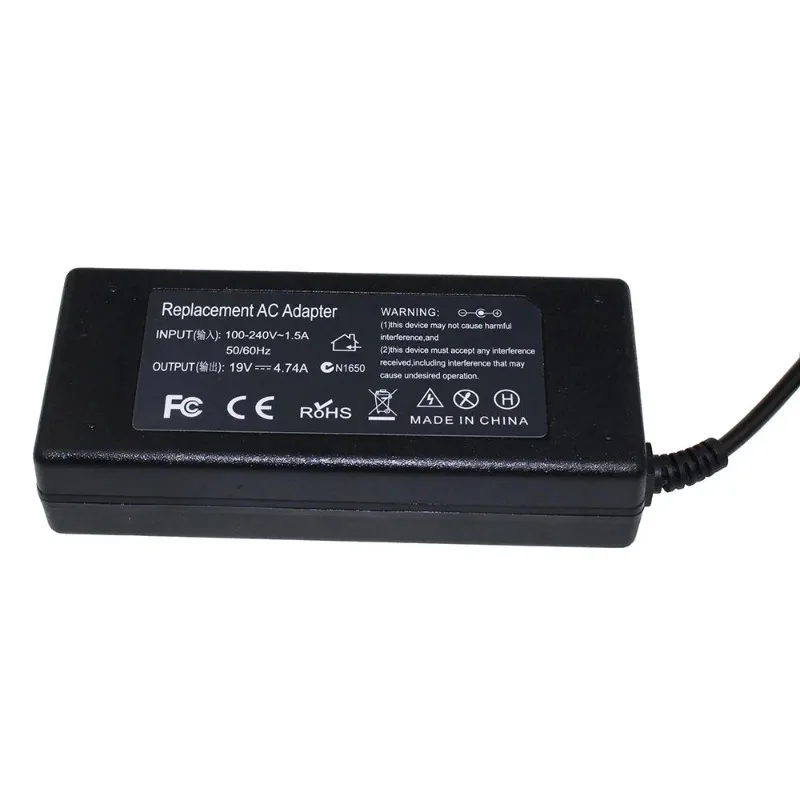 Fuente de alimentación del adaptador del cuaderno de 19V 4.74A 7.4x5.0m m para HP 63955-001 609940 -001 PPP012H-S Pabellón Dv4 Dv5 G4 G6 G7 Cargador de CA - imagen 3