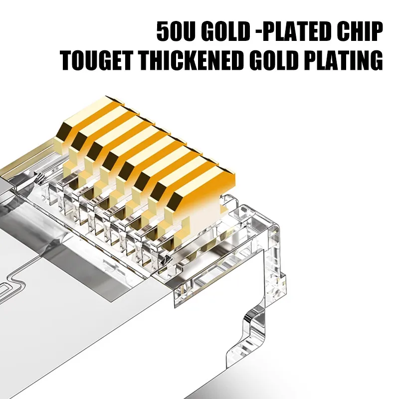Profinet-conector Industrial blindado RJ45, conector con amortiguación, 4 pines, 8 pines, CAT6A, cabezal de cristal, Cable de red Ethernet, enchufe de Terminal - imagen 5