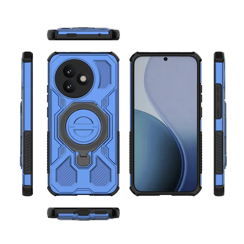 Para Xiaomi Redmi K80 Ultra Funda Redmi K80 Ultra Funda con soporte magnético de carga inalámbrica Funda protectora para teléfono en K80 Ultra Funda - imagen 3