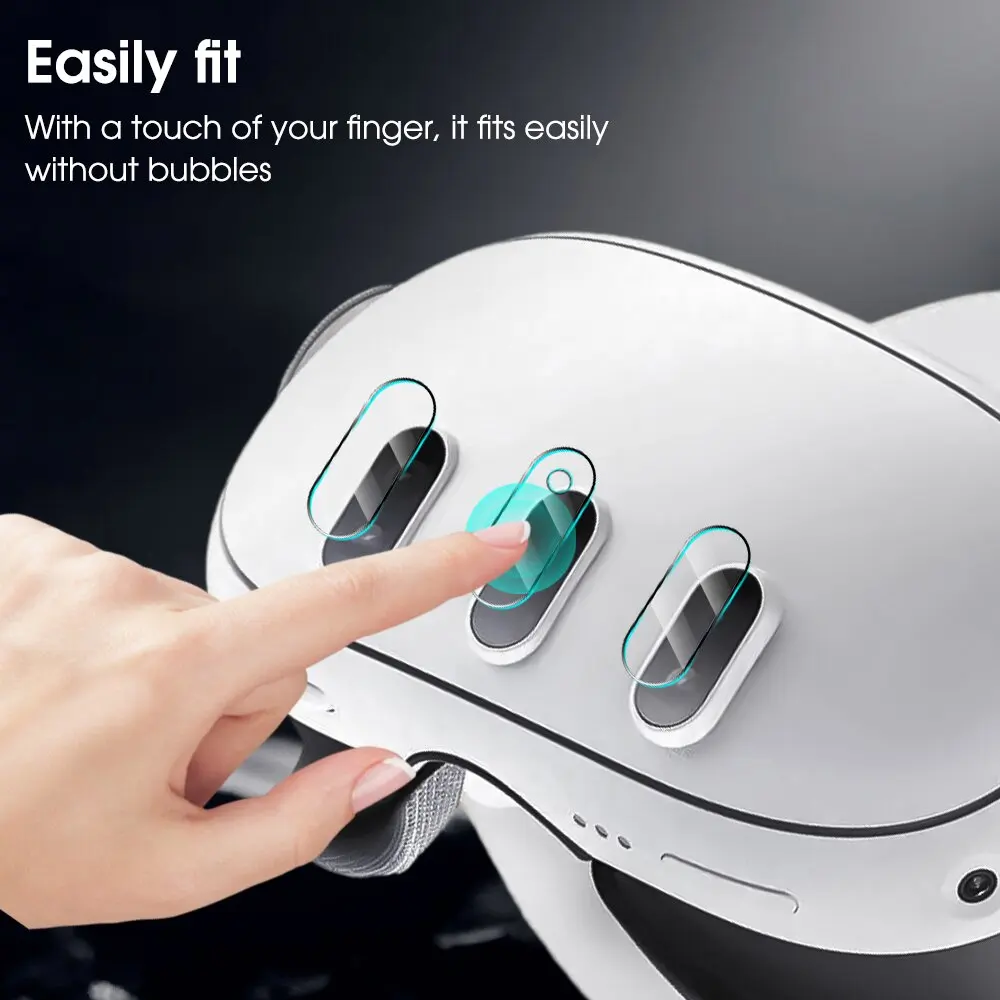 Vidrio templado para Meta Quest 3 VR, Protector de lente de cámara, gafas VR, película antiarañazos para accesorios Meta Quest 3 - imagen 4