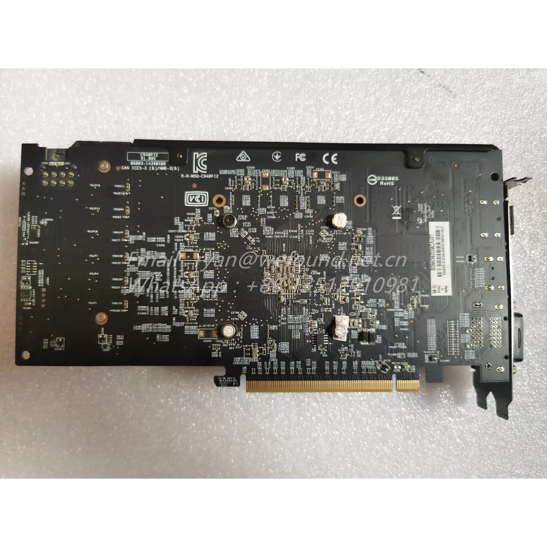 GPU para tarjeta gráfica ASUS RX580 2048SP 8G - imagen 3