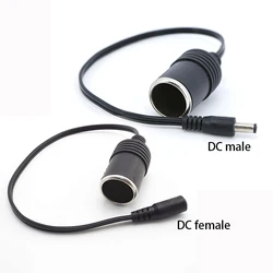 Cable Adaptador Mechero Coche DC5521 Macho Hembra 5,5 x 2,1 mm