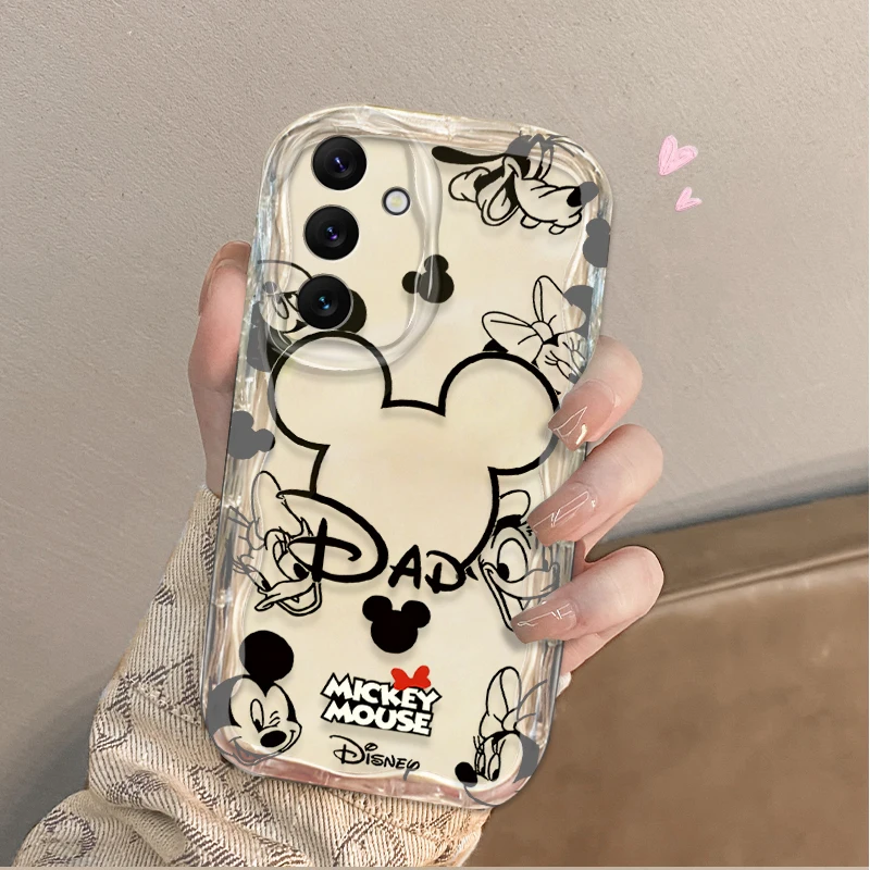 Funda Mickey Minnie Mouse Wave para Samsung Galaxy A54 A05 A05S A34 A24 A14 A04 A04S A73 A53 A33 A23 A13 A72 A52 A52S A71 A51 A21S - imagen 2