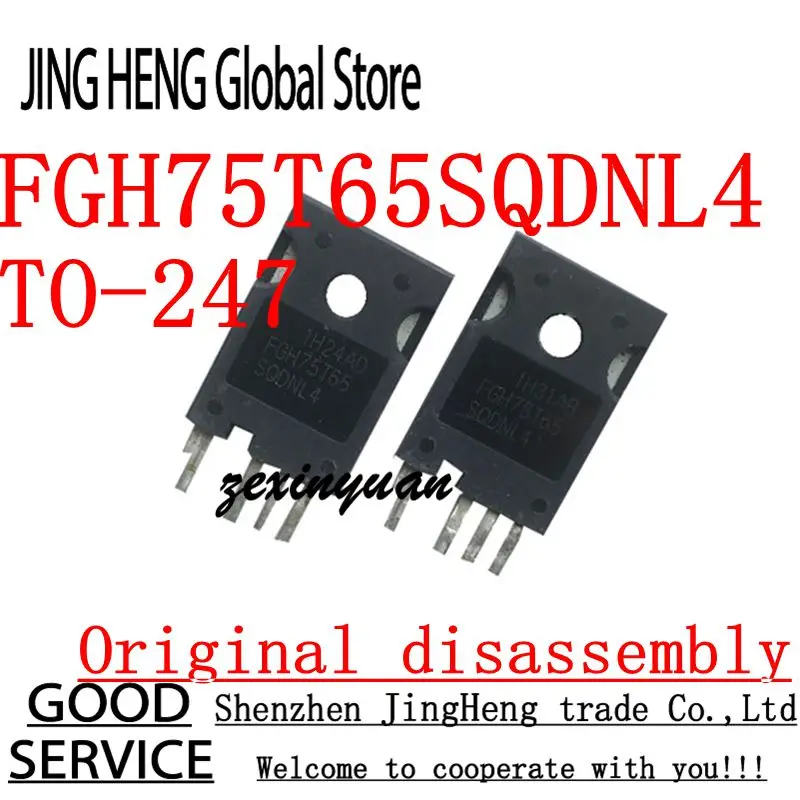 10 Uds FGH75T65SQDNL4 TO-247 desmontaje Original