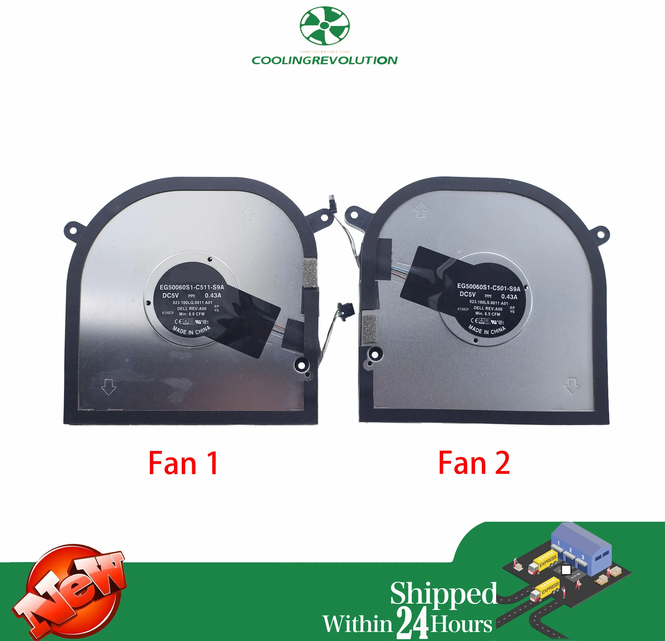 Ventilador de refrigeración GPU para CPU de ordenador portátil para Dell Precision 5750 5760 5770 - imagen 4