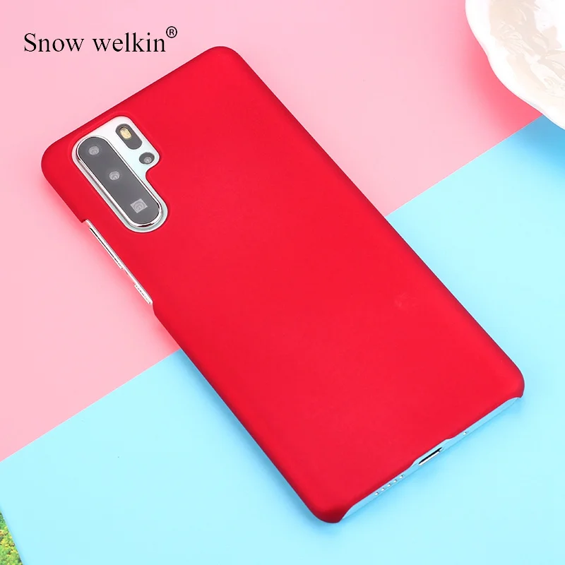 Para Huawei P30 nuevo multicolor de lujo de goma mate funda de plástico duro para Huawei P30 Pro LiteBack fundas de teléfono - imagen 3