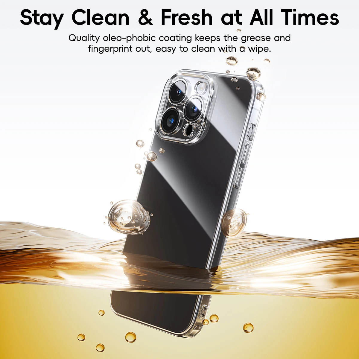 Baseus Funda Cristal Templado iPhone 17/16/15 Pro Max – Corning Gorilla - imagen 5