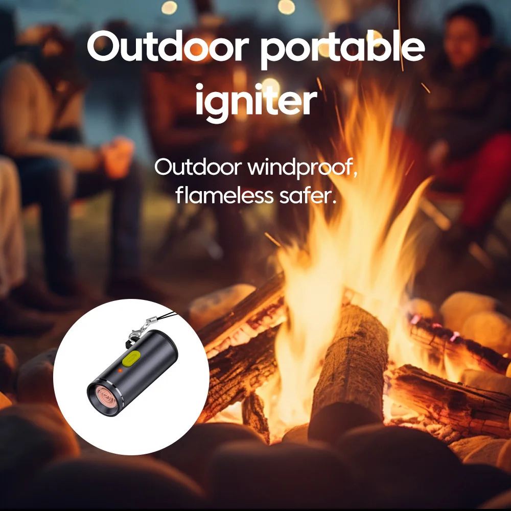 Mini encendedor de cigarrillos tipo C, encendedor de cigarrillos femenino tipo C, encendedor de seguridad para exteriores, encendedor de cigarrillos USB-C portátil - imagen 5