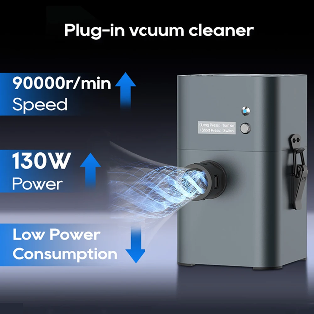 Xwitzeal-aspiradora de escritorio 22000PA, filtración de 6 capas para reparación de teléfonos móviles, teclado, eliminación de polvo, herramienta de limpieza de escritorio - imagen 3