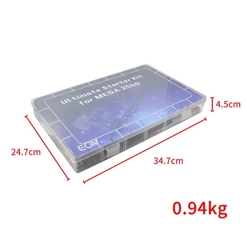 EQV MEGA 2560 Project El kit de inicio más completo para Arduino Mega2560 Nano con LCD1602 IIC / Sensor ultrasónico / Tutorial - imagen 4