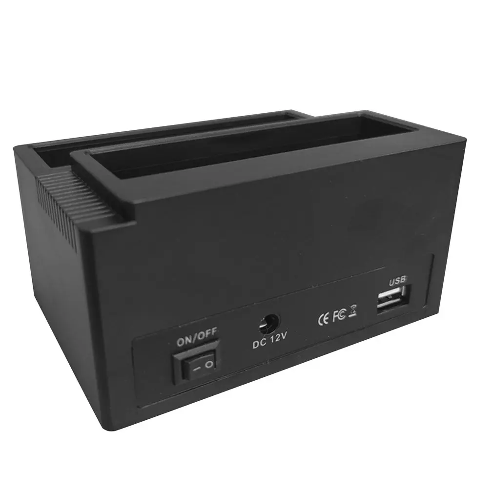 Caja de disco duro móvil HDD, estación de acoplamiento USB a 2,5 pulgadas, 3,5 pulgadas, SATAI/II/III IDE, ranuras duales, carcasa de disco duro externo - imagen 4