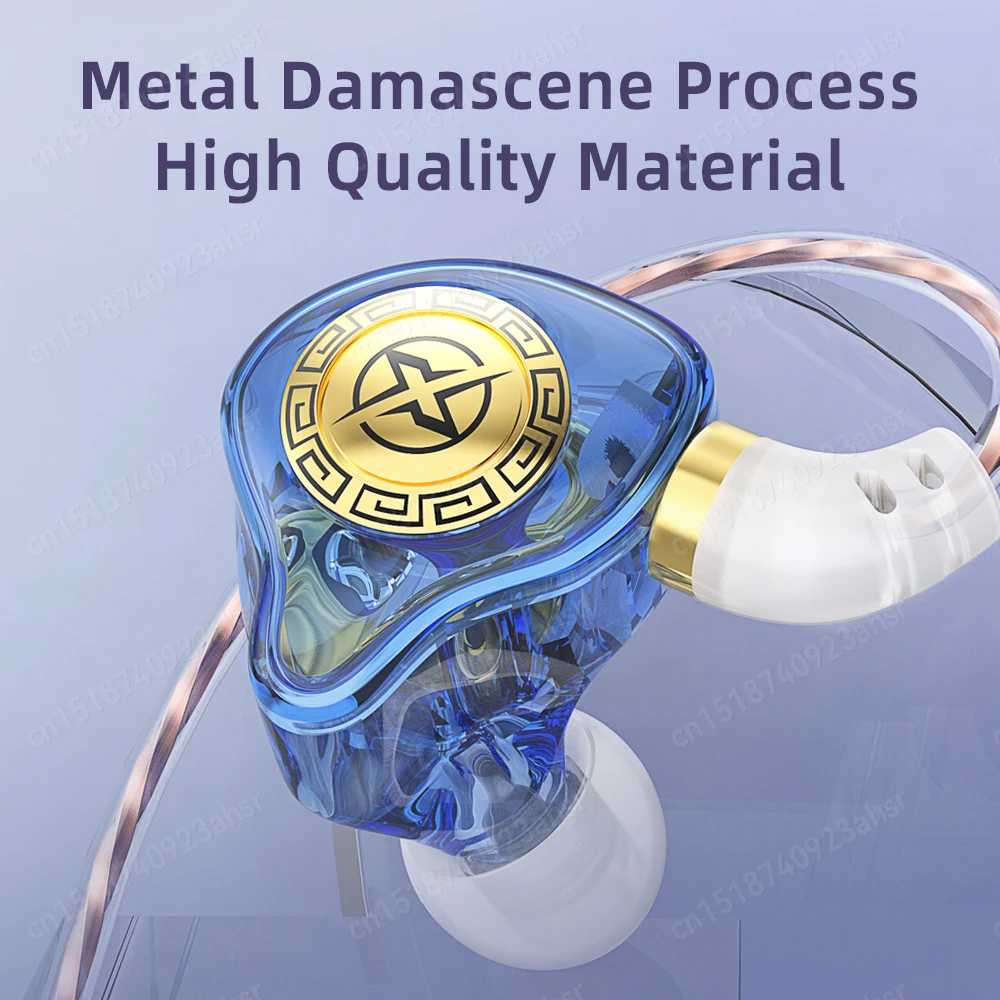 Auriculares intrauditivos con cable HiFi, cascos con micrófono, deportivos, con cancelación de ruido, graves dinámicos, regalo para videojuegos X7 - imagen 2