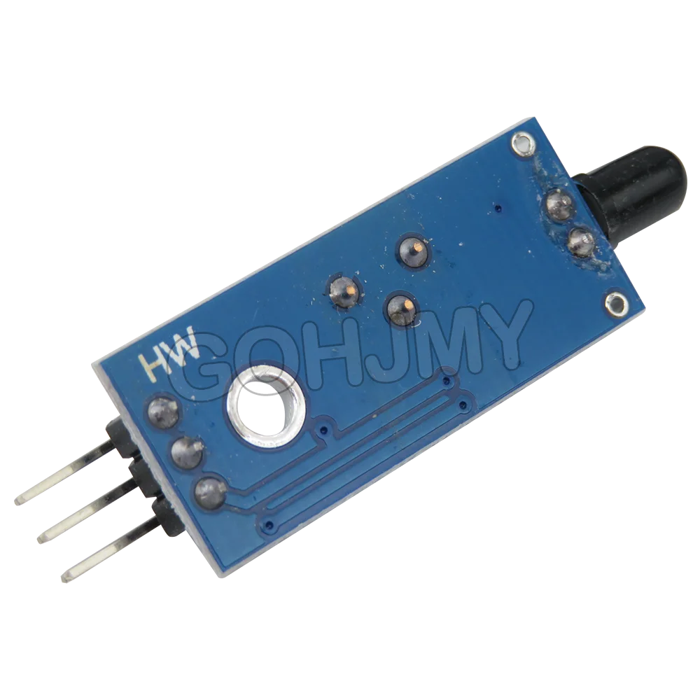 GOHJMY IR infrarrojo 3 cables módulo Sensor de detección de llama IR módulo Sensor de llama Detector Smartsense para Arduino - imagen 2