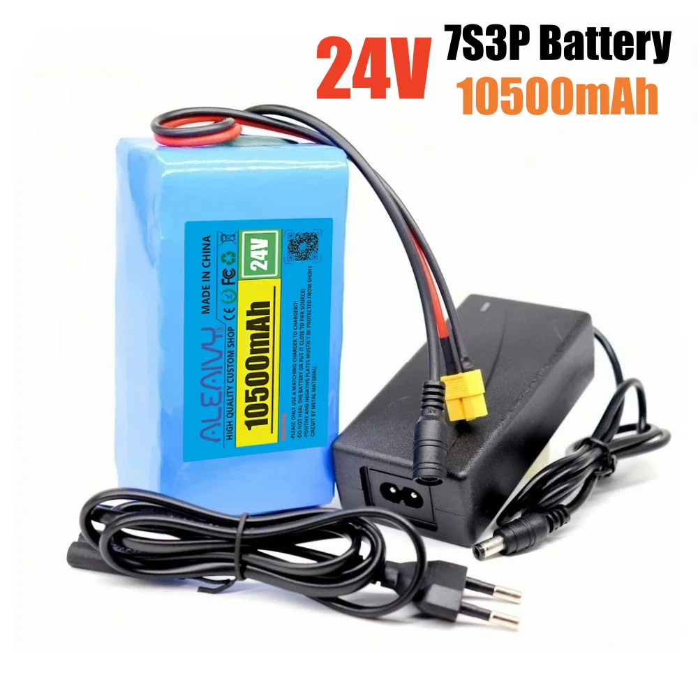 24V 10.5Ah 7S3P 18650 batería recargable 29,4V 10500mAh 250W de alta potencia para motores de silla de ruedas dispositivos de movilidad eléctrica - imagen 2