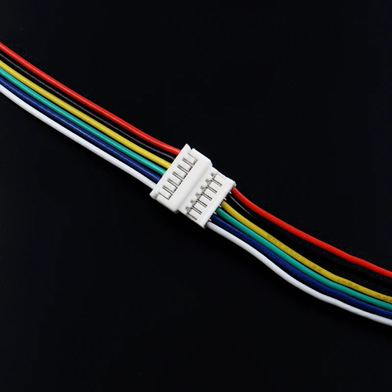 5 uds JST1.25mm conector macho a hembra Cable de extensión de 1,25mm 2P/3P/4P/5P/6 pines con Cables de línea 200mm - imagen 3