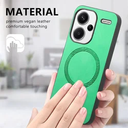 Funda Cuero MagSafe Redmi Note 13 Pro Plus – Carga Inalámbrica