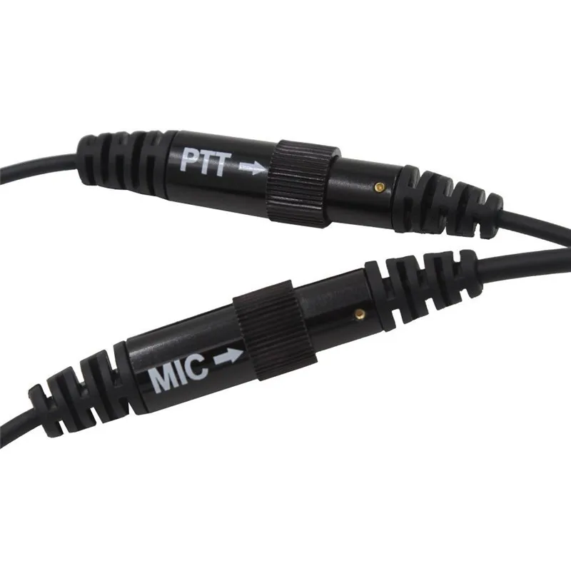 Dedo PTT motocicleta medio casco de carreras auriculares altavoz micrófono para ICOM IC-V8 IC-V82 IC-V80 IC-V80E IC-F14 Radio bidireccional - imagen 3