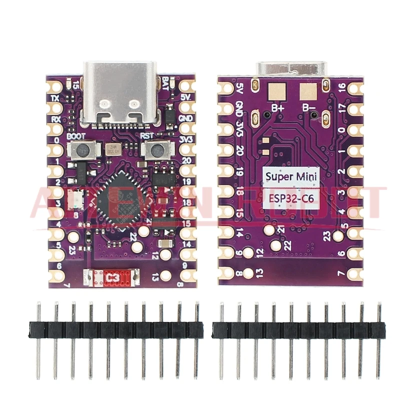 Placa de desarrollo ESP32-C6 SuperMini, controlador de aprendizaje de programación MCU, placa central - imagen 2