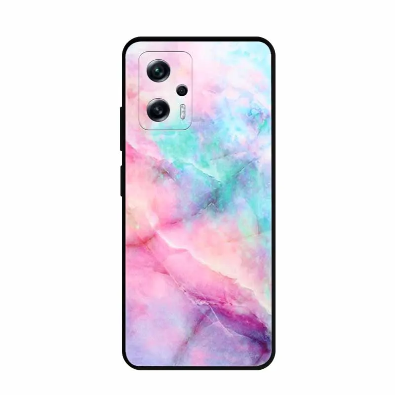 Funda trasera de silicona suave para Xiaomi Poco X4 GT, carcasa trasera de mármol para Poco X4 GT 2022 X4GT X 4 GT - imagen 5