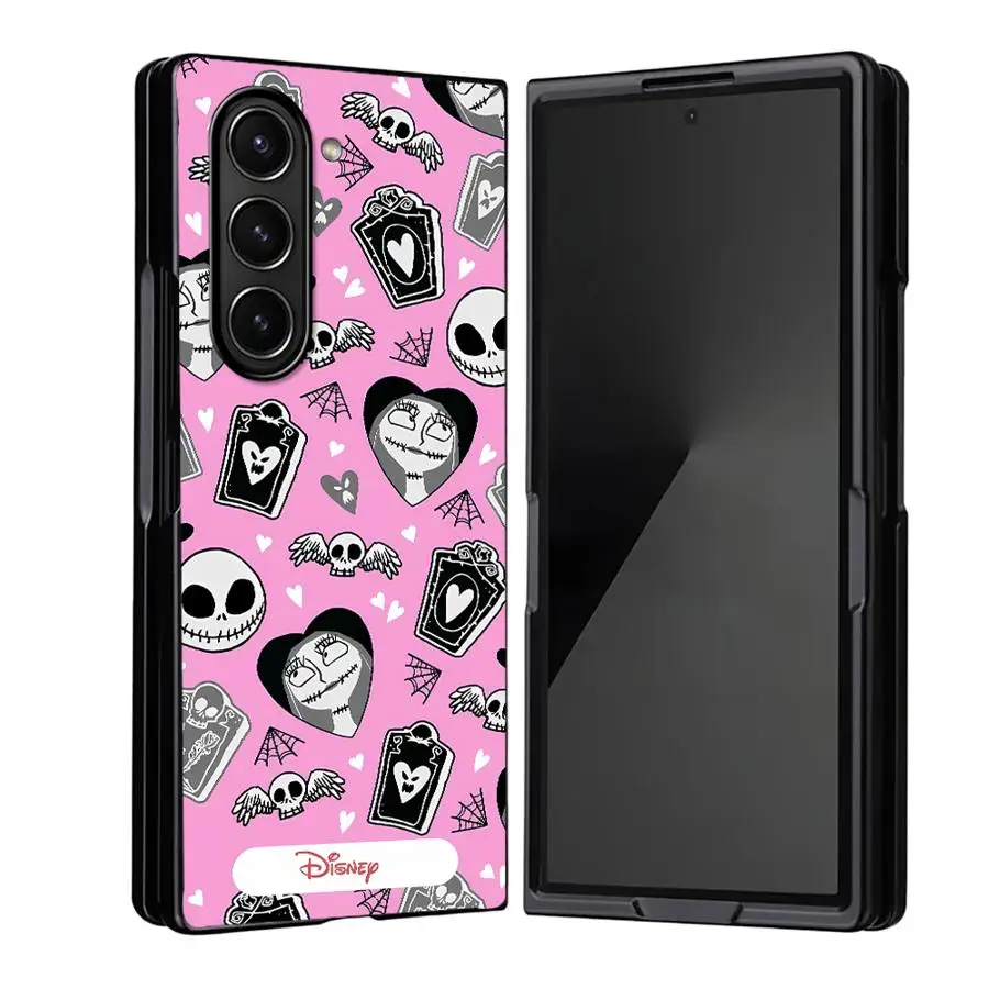 Funda trasera de teléfono para Samsung Galaxy Z Fold 7 6 5 4 3 ZFold7 ZFold4 ZFold5 ZFold3 ZFold6 Disneys Jack Skellington - imagen 5