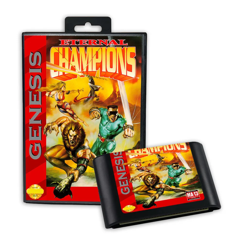 Cartucho de juego Retro Eternal Champions de 16 bits para consolas de videojuegos Sega Genesis Megadrive - imagen 3