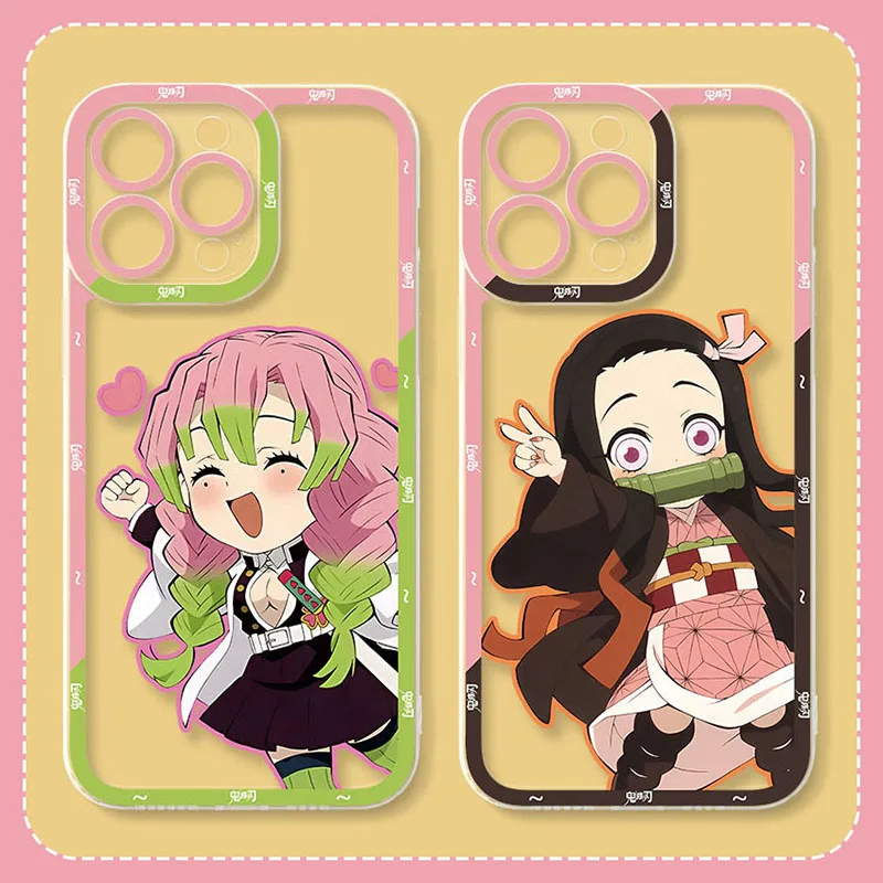 Funda de silicona suave Demon Slayer para Samsung Galaxy, M53, M33, M52, M42, M22, 5G, M32, M13, 4G, M62, M51, M31S, M22, M21, M12, M11, M02S, M01 - imagen 2