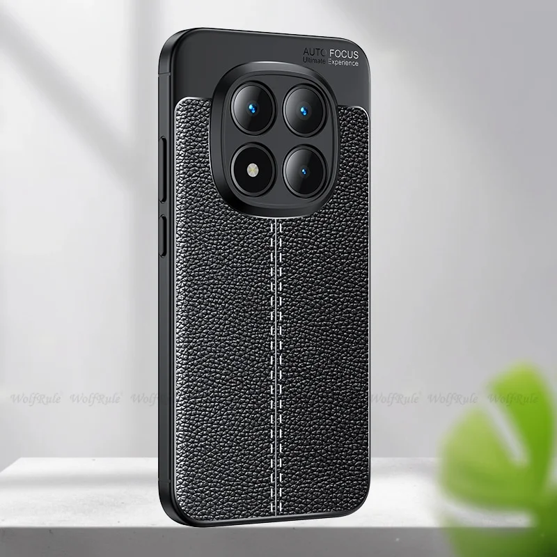 Para Redmi Note 15 Pro 5G funda Xiaomi Redmi Note 15 Pro Plus Capas a prueba de golpes TPU cuero suave para Fundas Redmi Note 15 5G - imagen 2