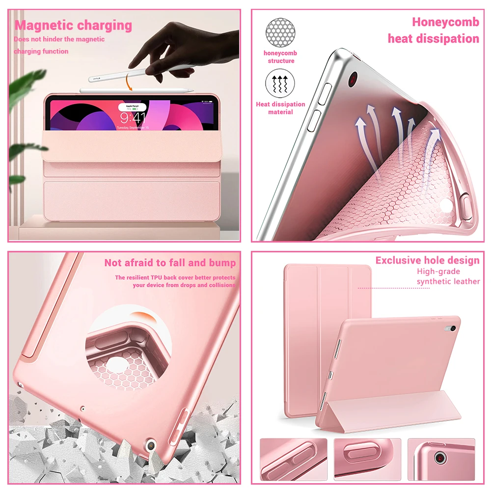 Para iPad A16 11th 2025 6th 5th Gen 9,7 pulgadas IPad Air 1 2 funda para IPad Pro 9,7 2016 2017 2018 ipad Air 5 4 2022 10.9 cubiertas - imagen 4