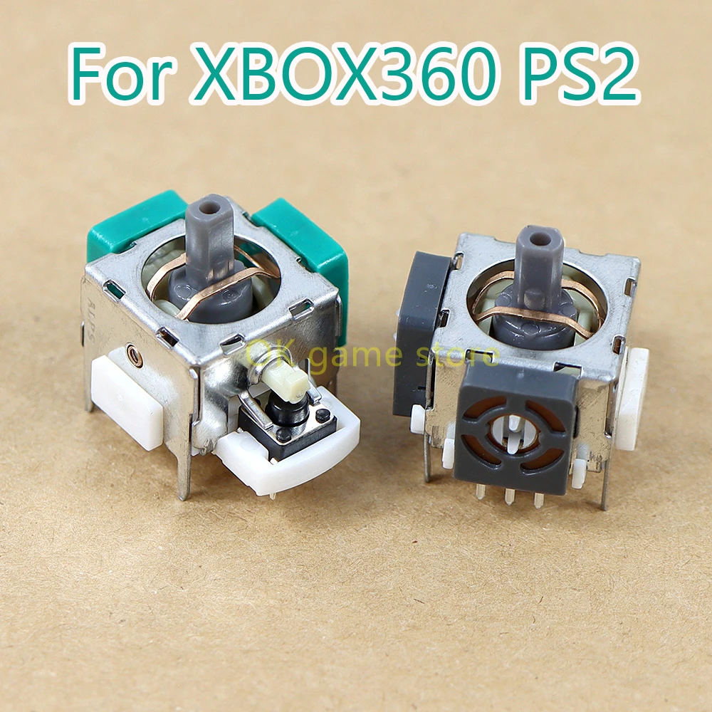 2 uds Joystick analógico 3D con alpes pulgar Stick Grip Rocker para XBOX360 para PlayStation 2 PS2 Joypad controlador Accesorios - imagen 2
