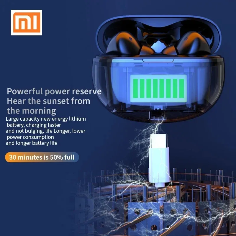 Xiaomi Air7 Auriculares inalámbricos con Bluetooth HiFi auriculares inalámbricos micrófono TWS sonido estéreo HiFi auriculares deportivos impermeables en la oreja - imagen 4