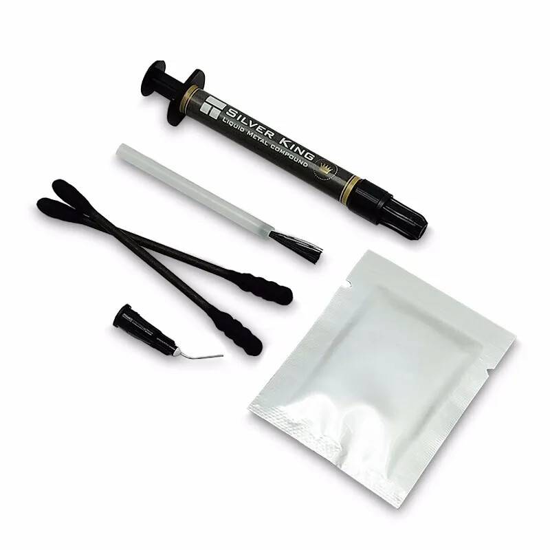 Thermalright Silver King 1g/3g Grasa térmica de alto rendimiento 79W/M-K disipación de calor de metal líquido esencial para un calor perfecto - imagen 3